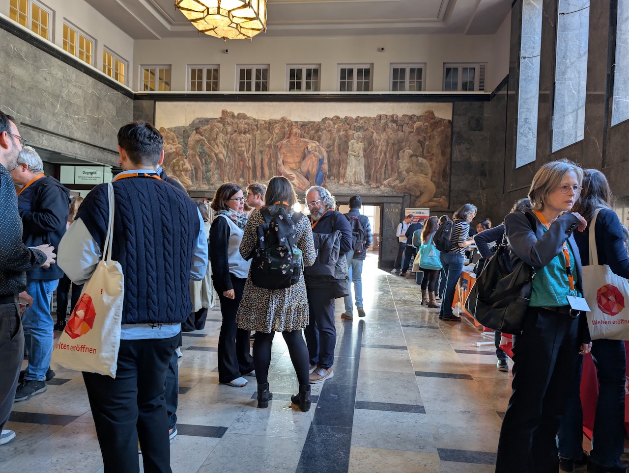 Pause in der Prometheushalle