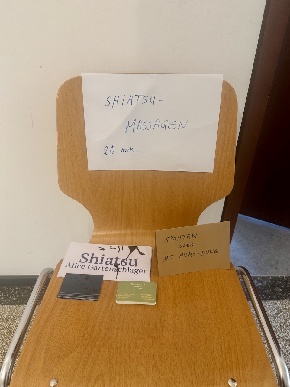 Entspannung bei der Shiatsu-Massage